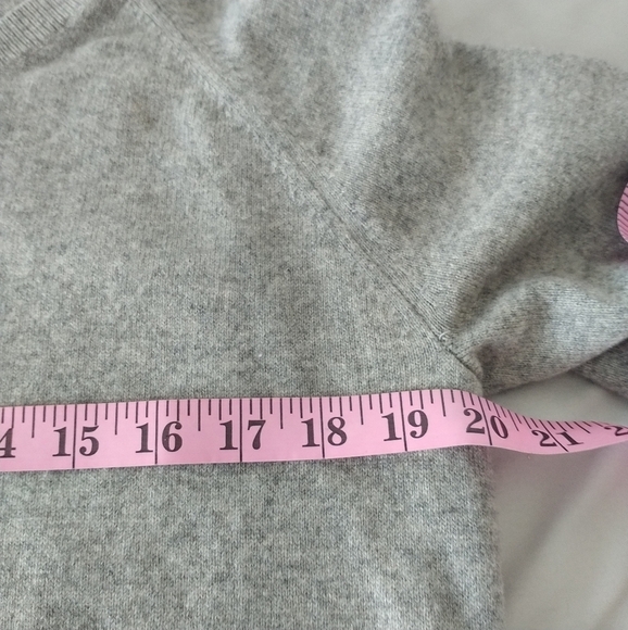 Everlane Heather Grey 100 Percent Cashmere Sweater S - Picture 8 of 12